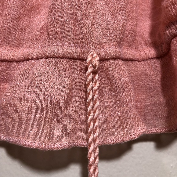 Pink orange see through off the shoulder top - Picture 3 of 7